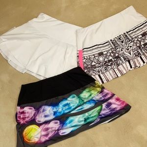 Lucky in love tennis skirts (x3)